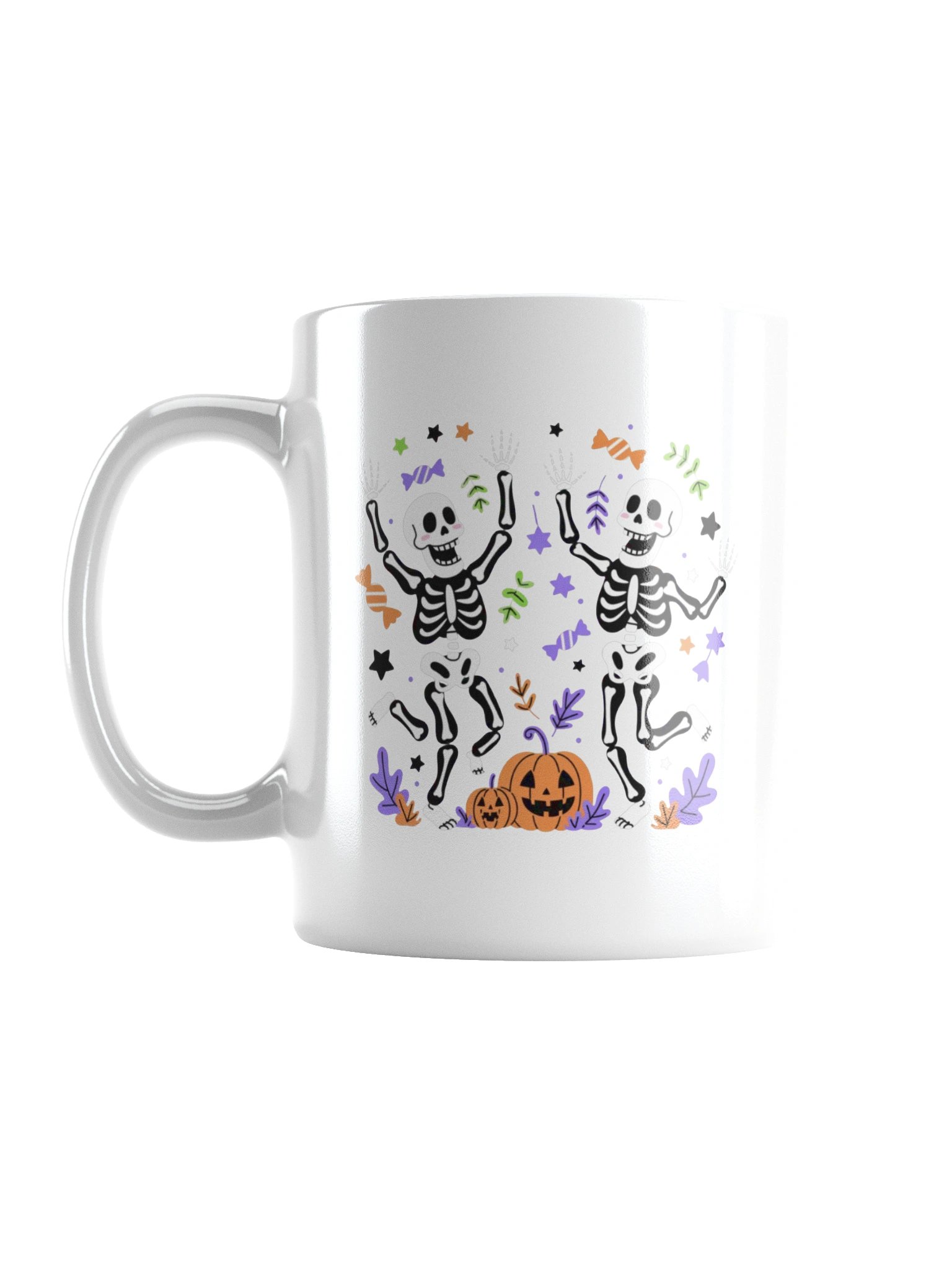 Dancing Skeleton Halloween Fun Coffee Mug product image (1)