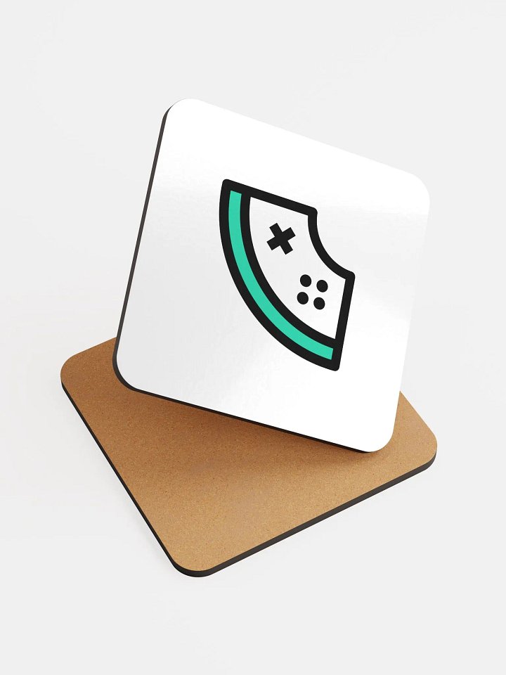 Melon Glossed Cork Coaster product image (1)