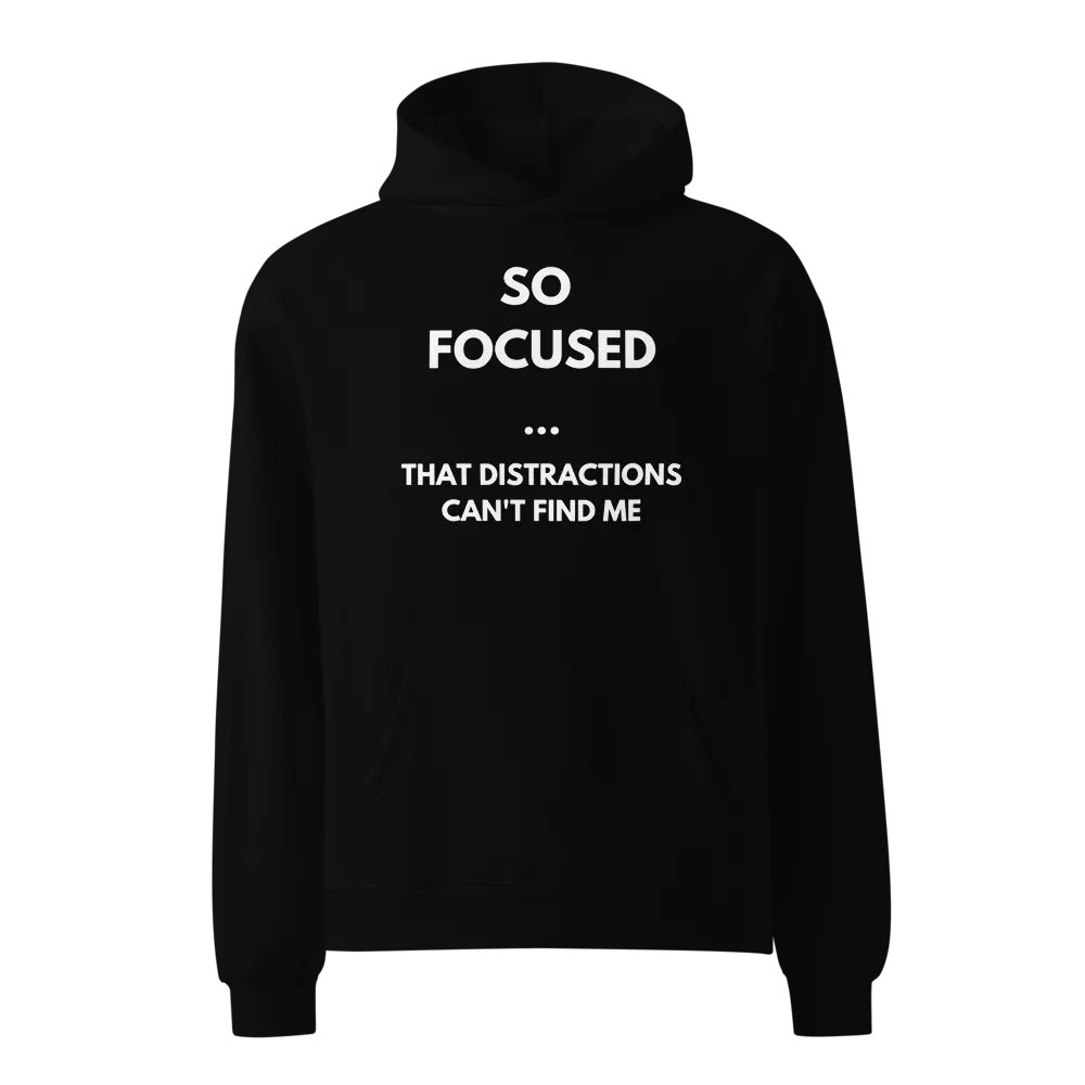 So Focused Motivational Hoodie product image (1)