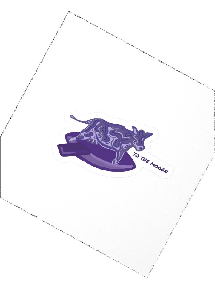 To the Mooon - Sticker product image (2)