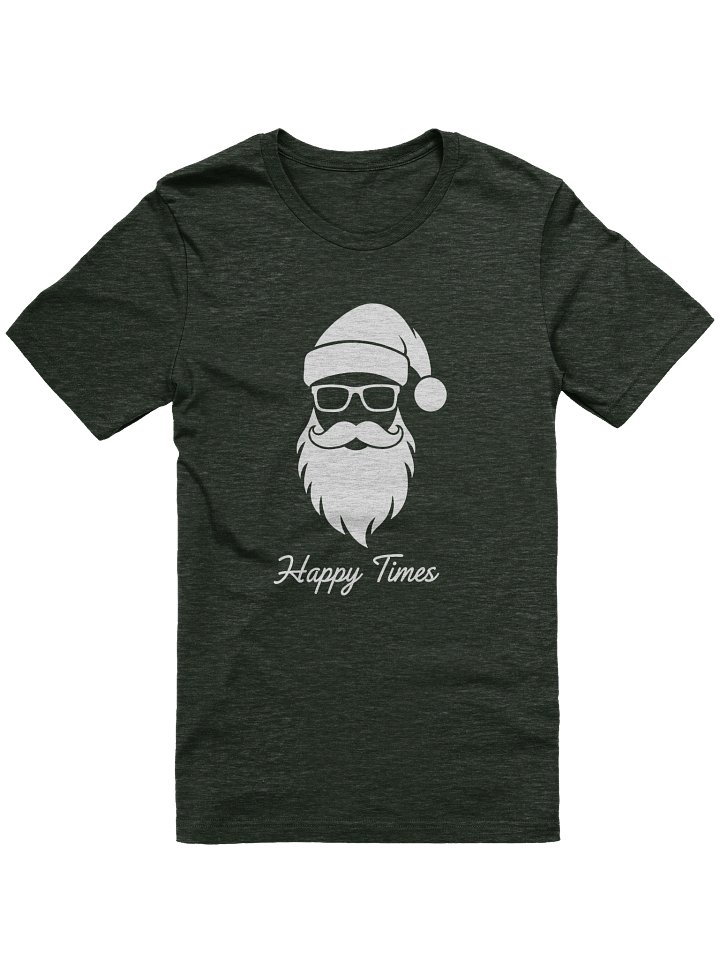 Happy Times Santa T-Shirt – Cool Sunglasses Christmas Tee product image (4)