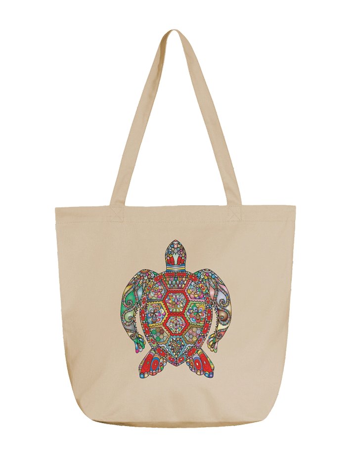 Geometric Turtle Eco-Friendly Tote Bag product image (1)