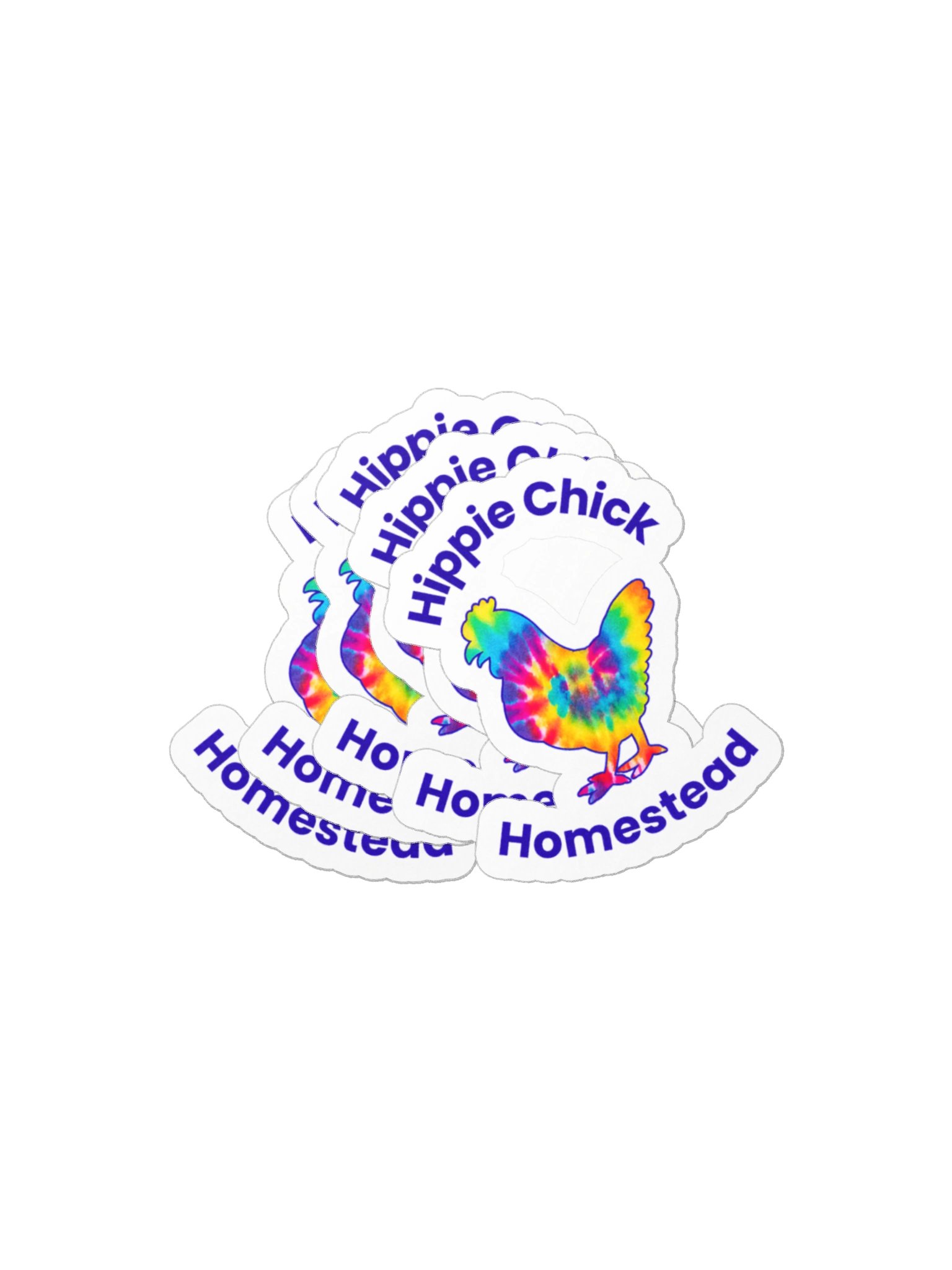 Hippie Chick Homestead Die-Cut Sticker product image (3)