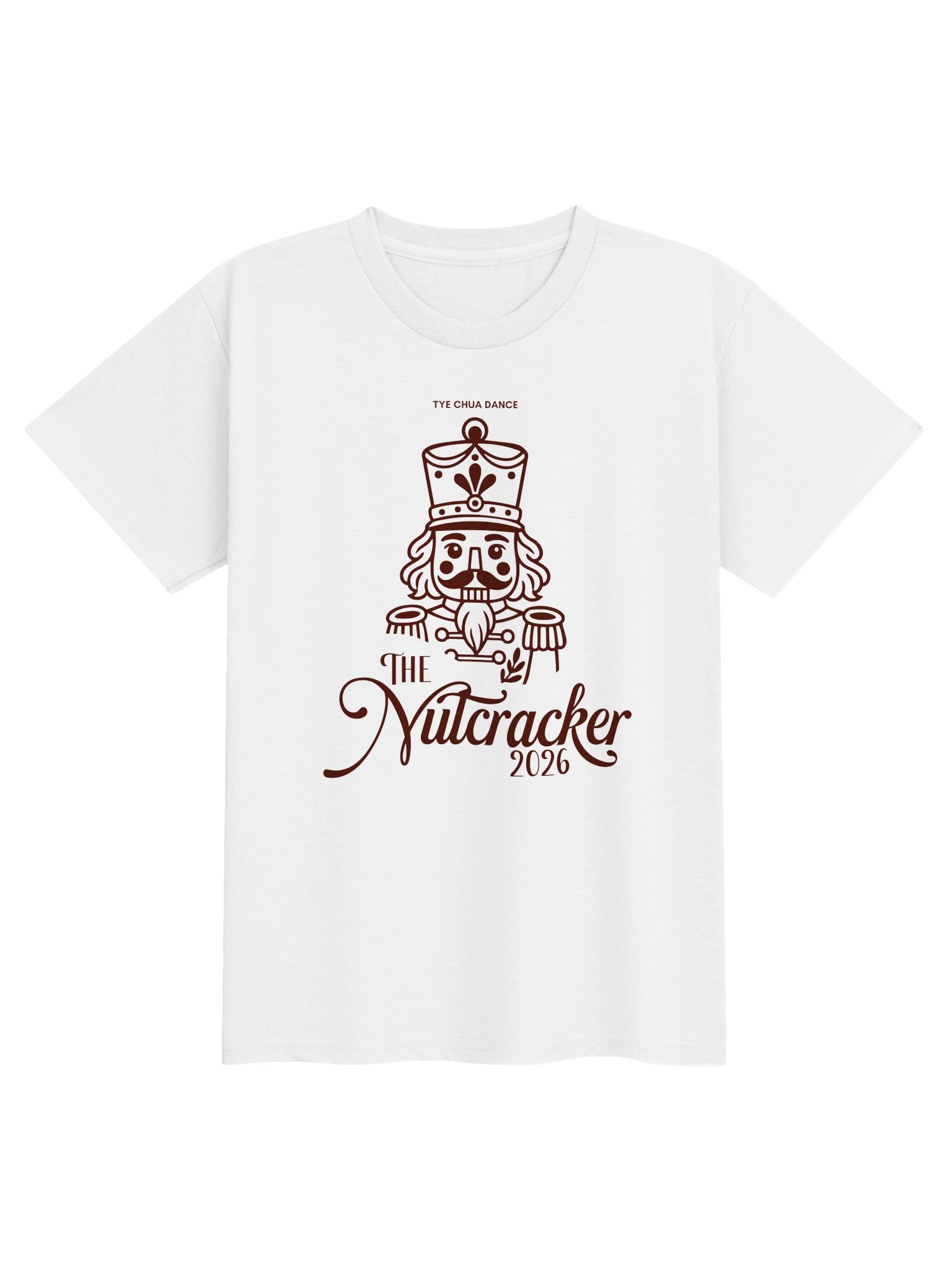 Nutcracker 2026 Kids’ Tee - White product image (1)