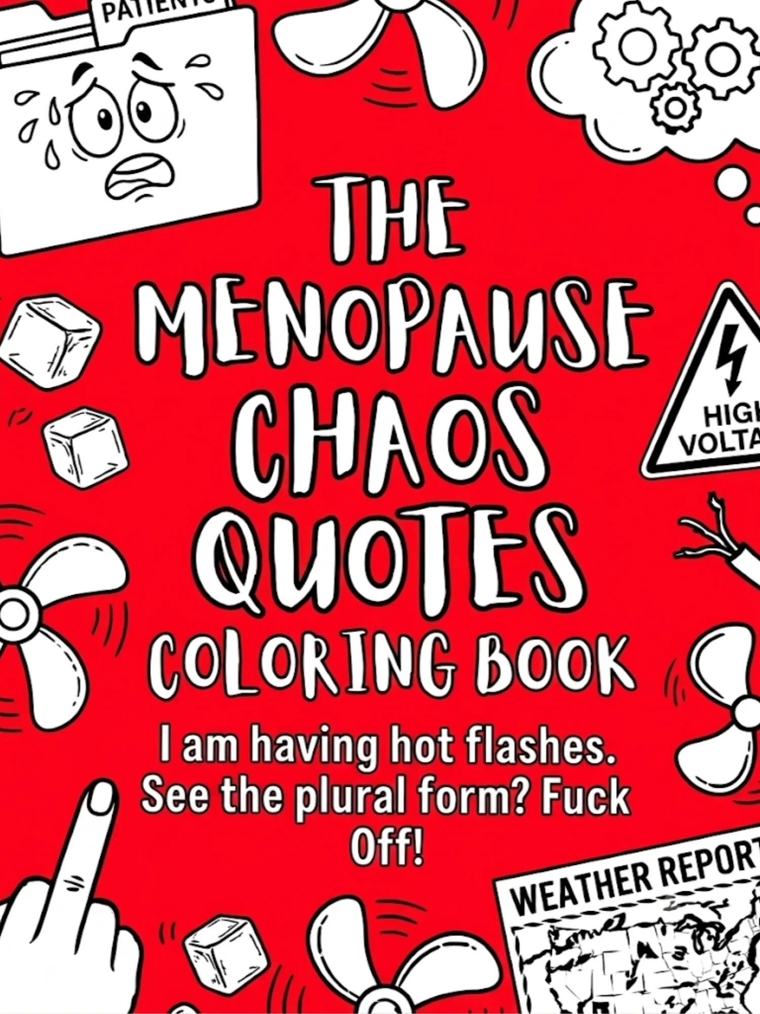 Menopause Chaos Coloring Book product image (1)