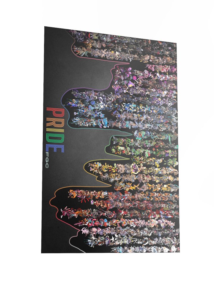 PRIDEfgc 2025 Dark Rainbow Poster product image (4)