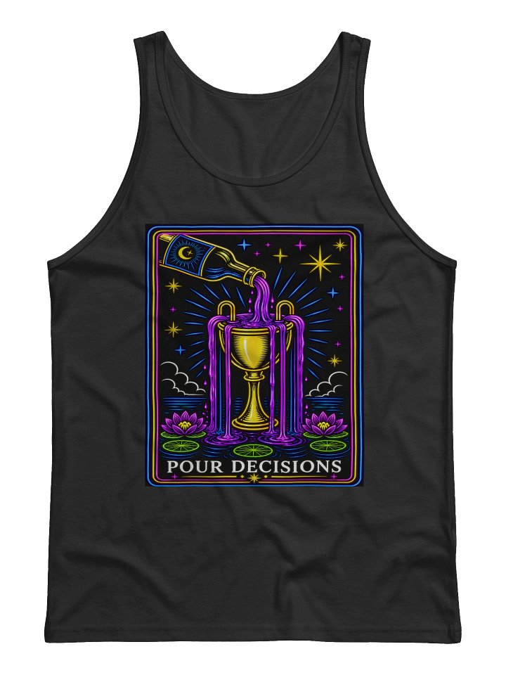 UNISEX Pour Decisions Neon Tarot Tank product image (1)