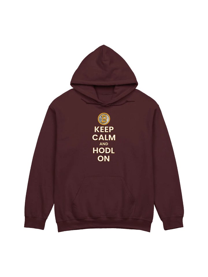 KEEP CALM AND HODL ON HOODIE product image (1)