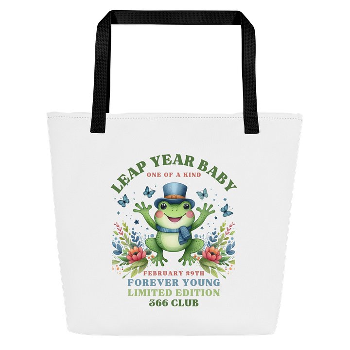 Leap Year Birthday Tote Bag One of a Kind February 29th Forever Young Limited Edition 366 Club Gift product image (2)