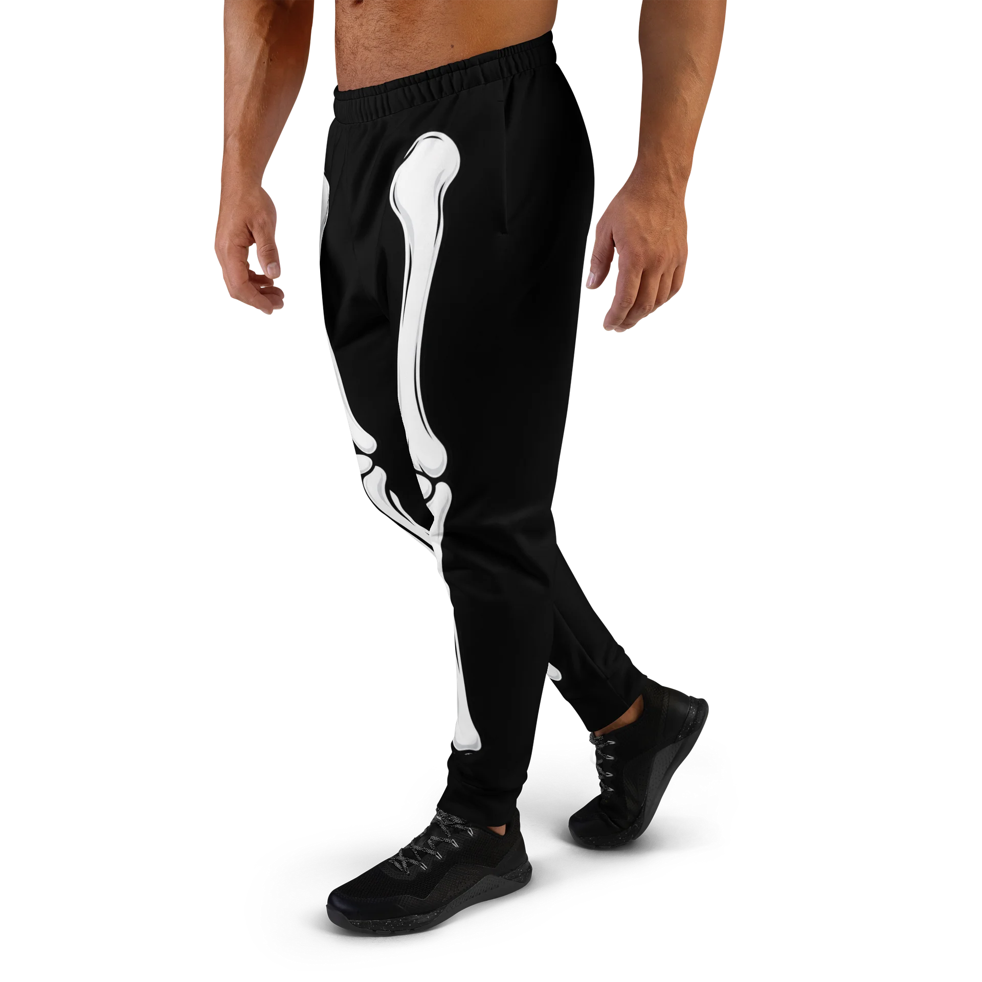 Bone Structure Black & White Joggers product image (1)