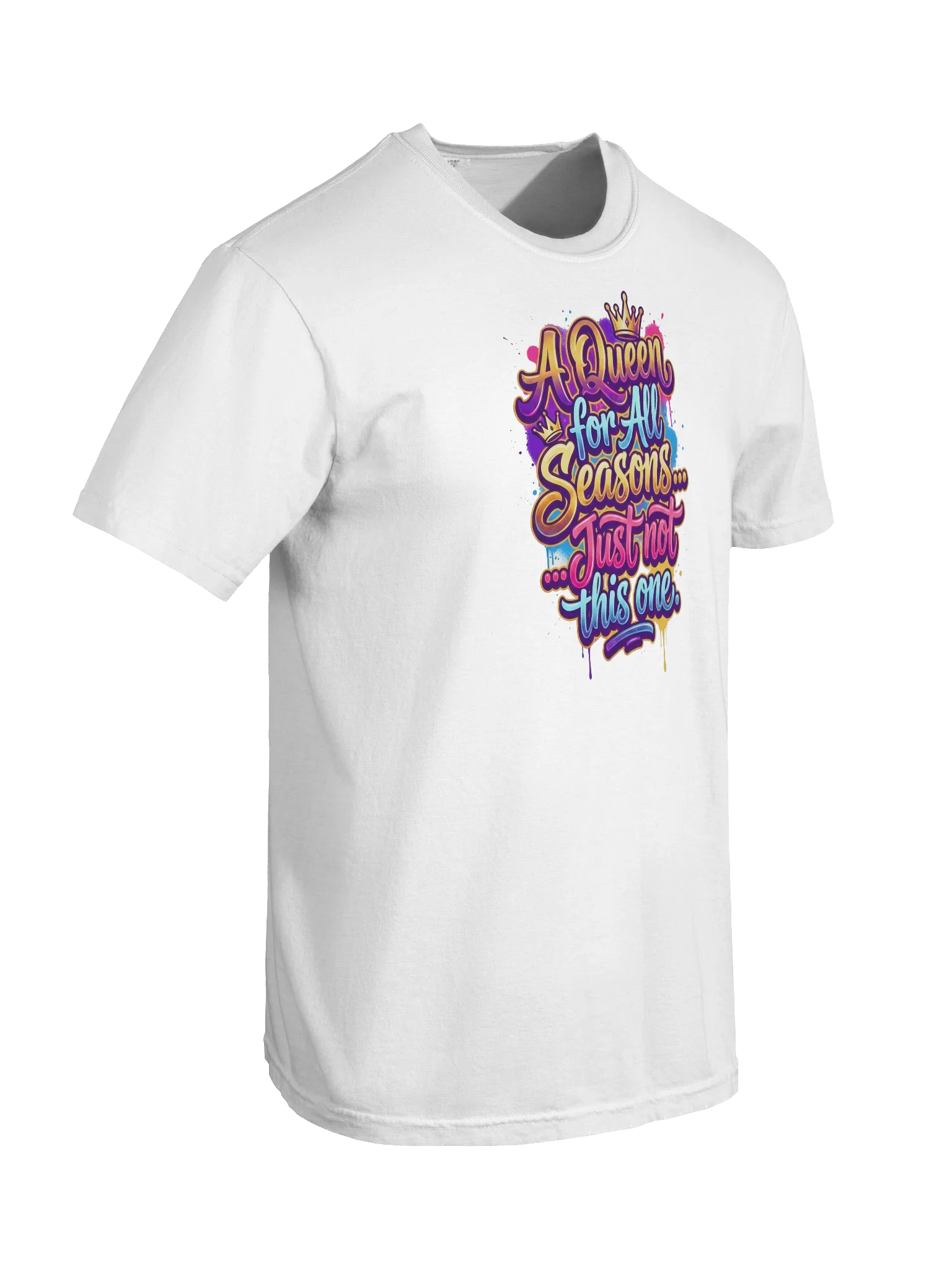 "Queen for All Seasons" Double-Sided Graffiti Heavyweight Tee product image (6)