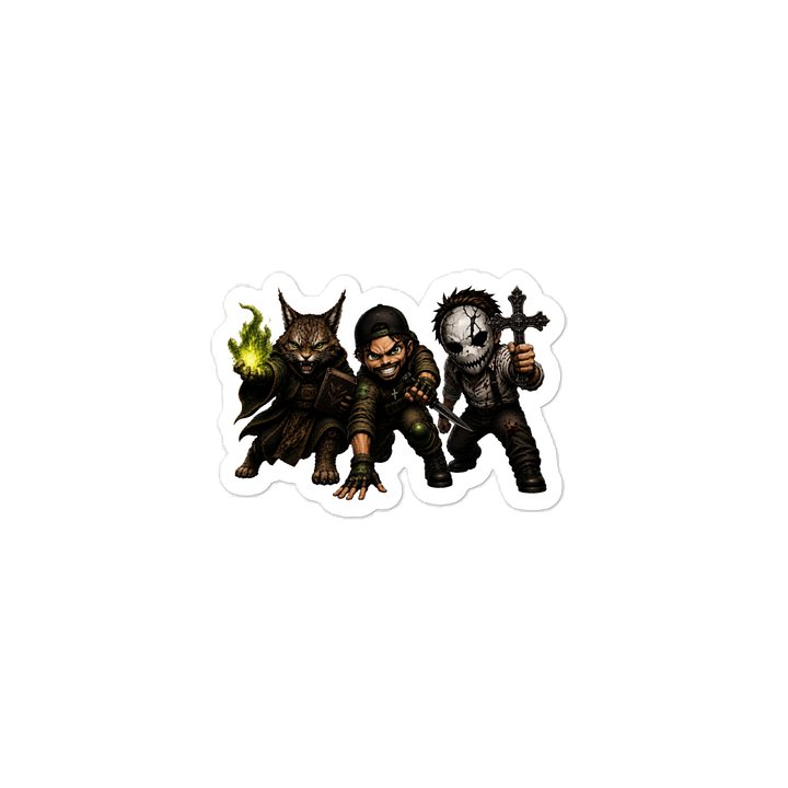 Dark Fantasy Trio Kiss-Cut Vinyl Decal product image (2)