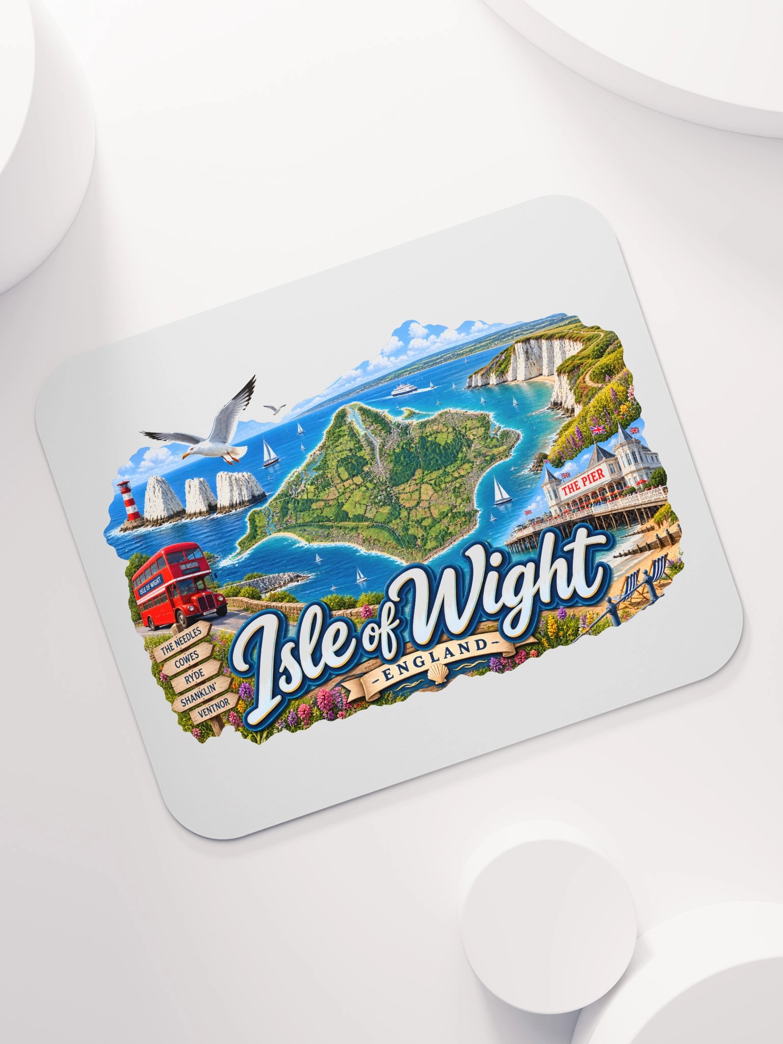 Isle of Wight Scenic Island Mouse Mat product image (7)