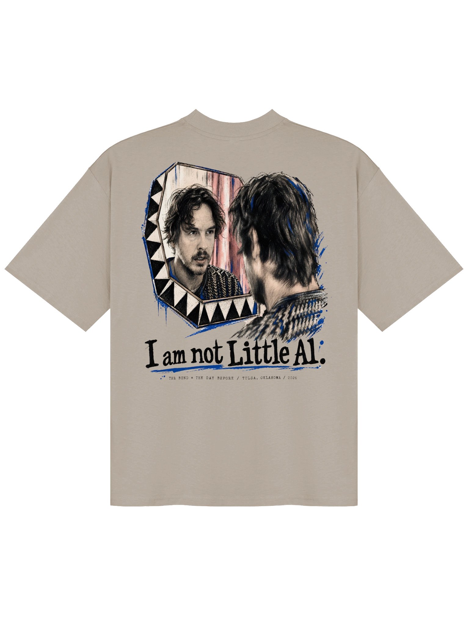 THE BEND × THE DAY BEFORE — “I AM NOT LITTLE AL.” TEE product image (2)