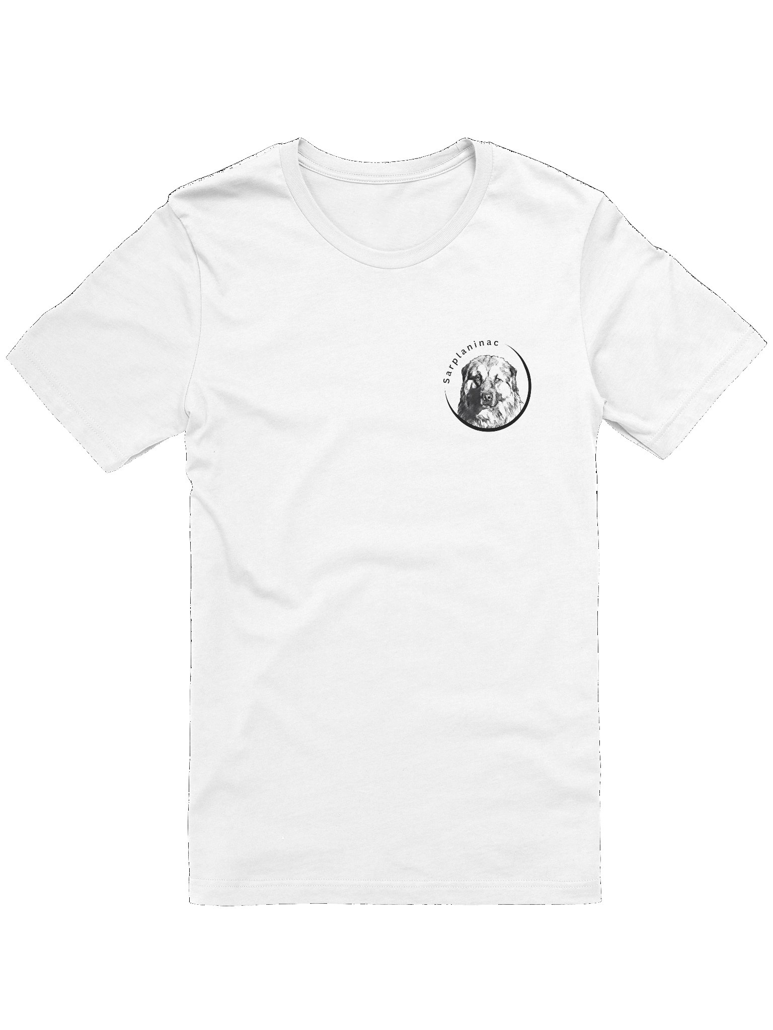 Sarplaninac Dog Portrait Tee | Monochromatic Breed Art product image (2)