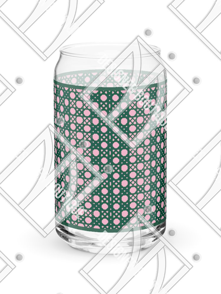 Verdant Garden Monogram B Can-Shaped Glass product image (8)