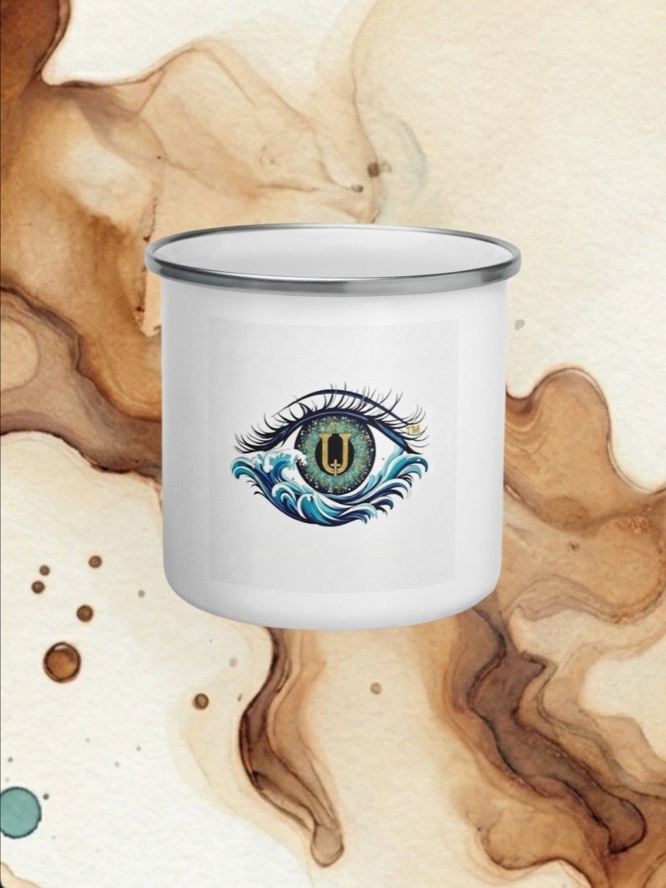 Enamel Mug: The Sea Sees You product image (1)