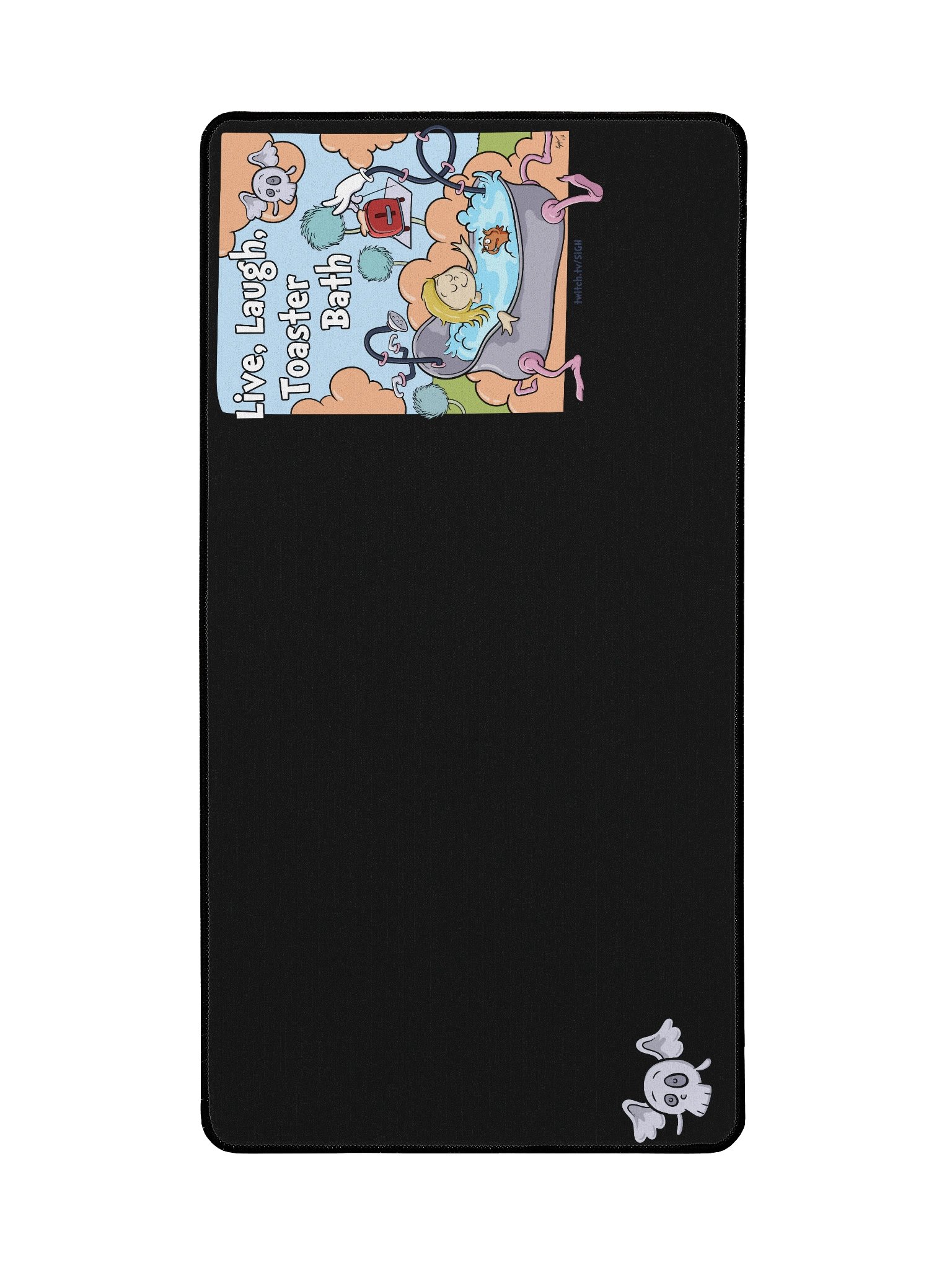 Live Laugh Toaster Bath Desk Mat product image (2)