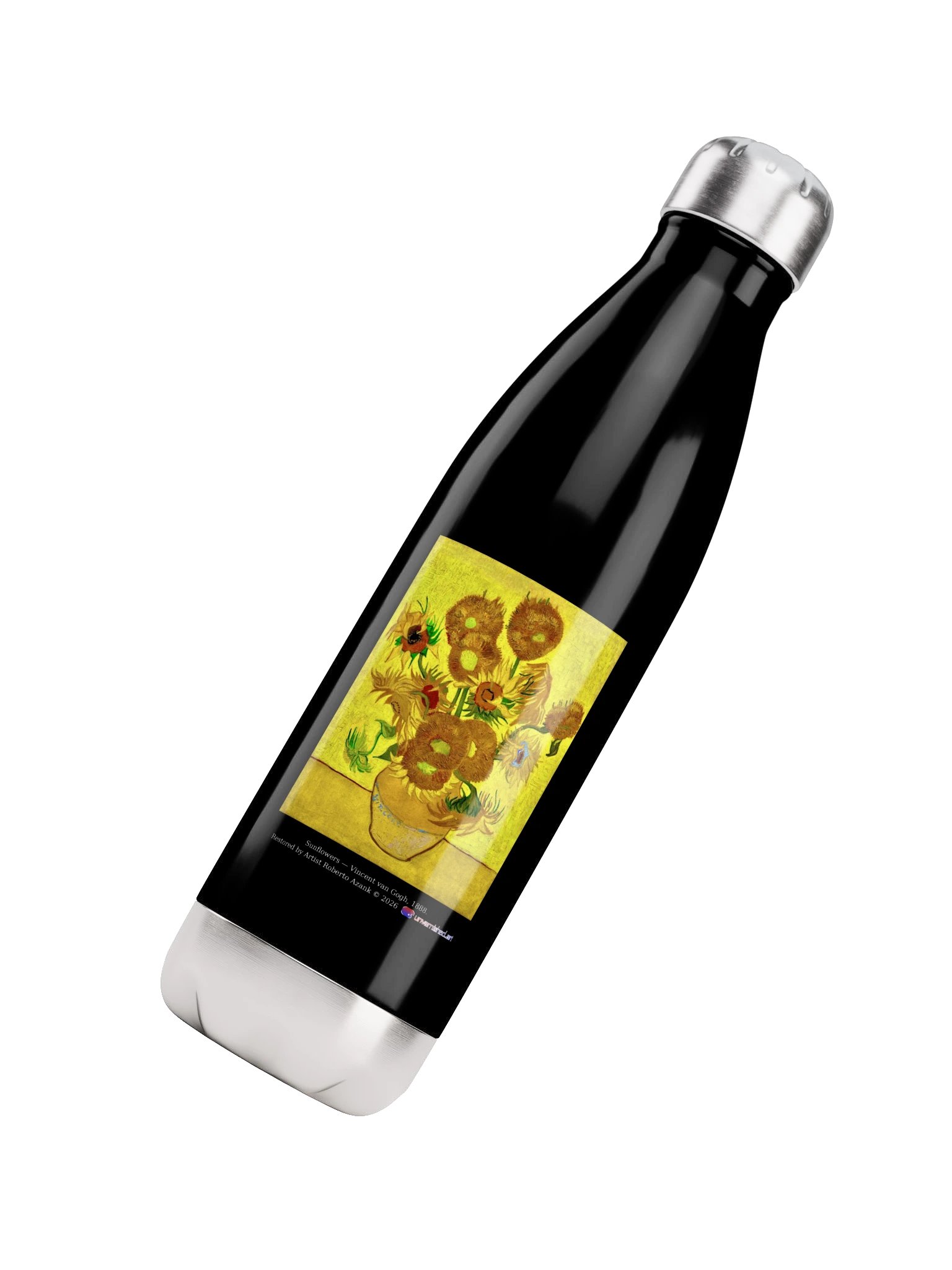 Sunflowers — Water Bottle product image (4)