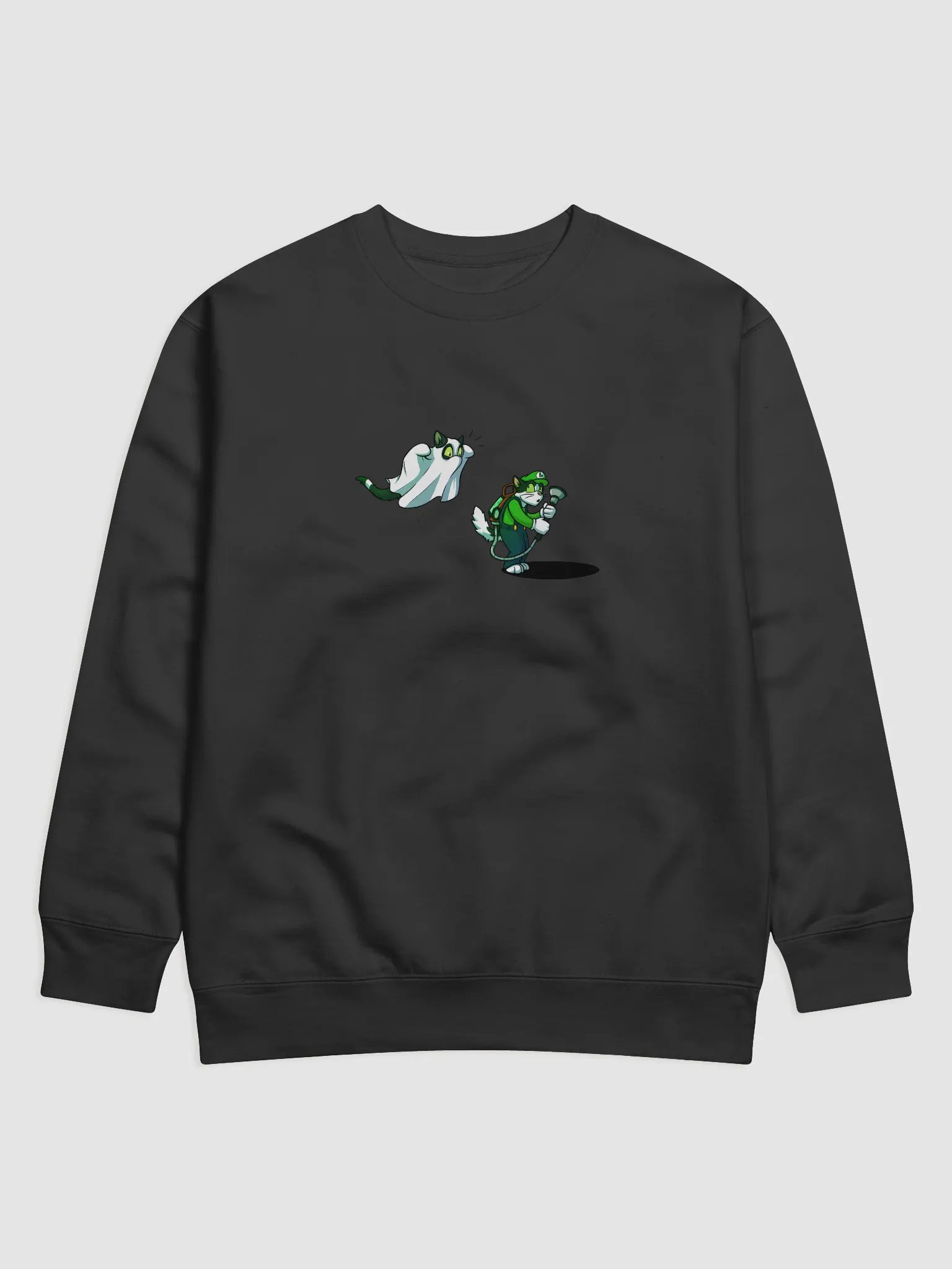 Green Mario's Mansion Crew Neck product image (1)
