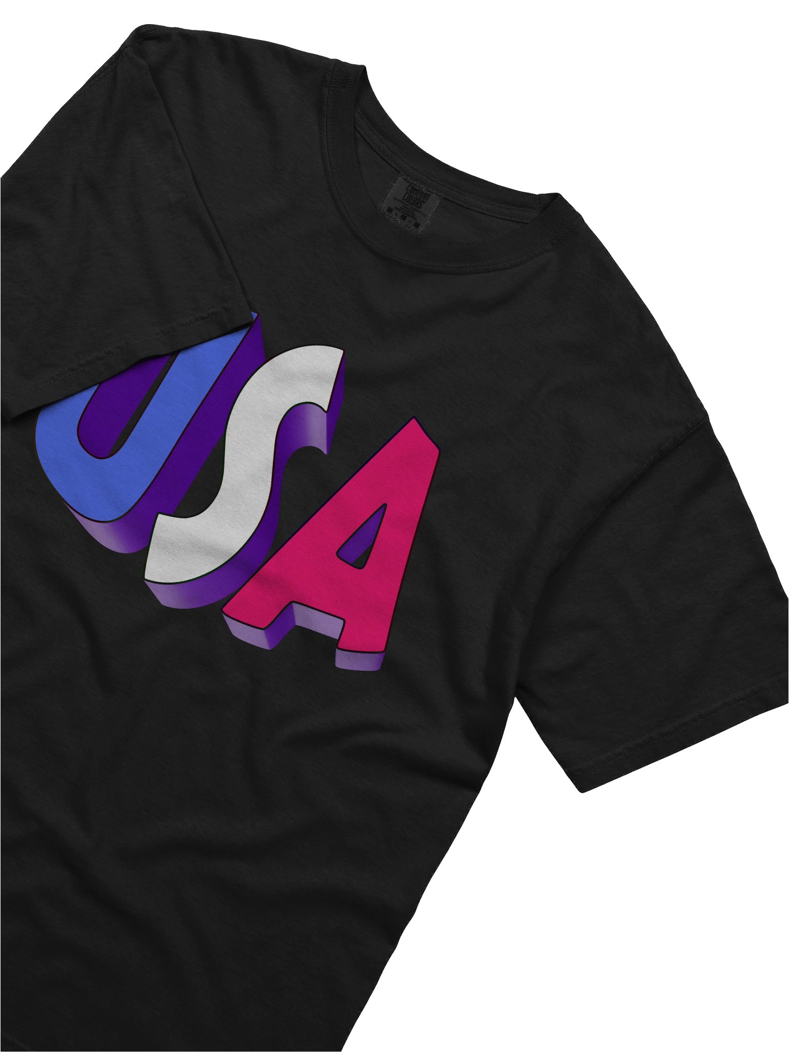 USA embossed Tee product image (5)