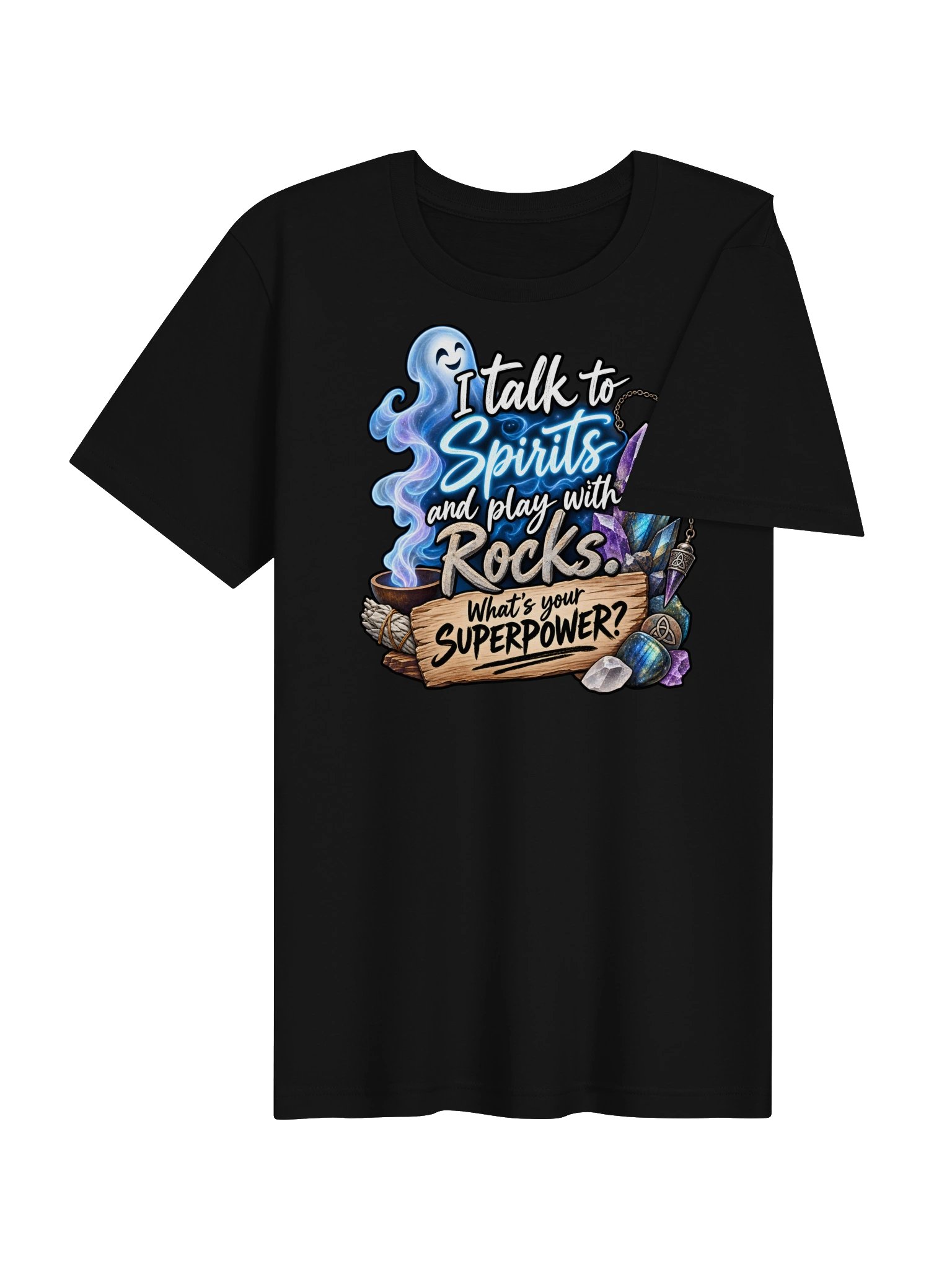 I Talk to Spirits Witchy Tee product image (4)