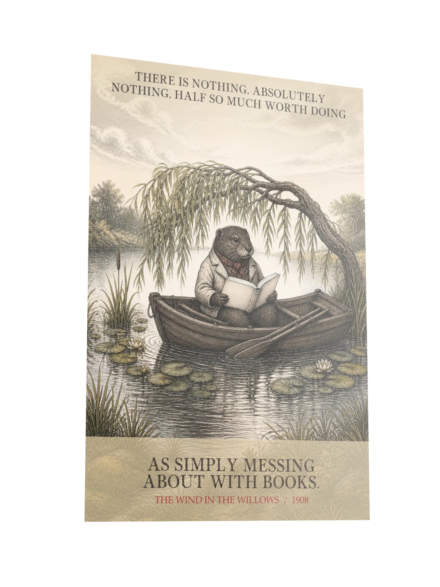 There Nothing Absolutely Nothing Half So Much -- The Wind in the Willows Art Print product image (10)