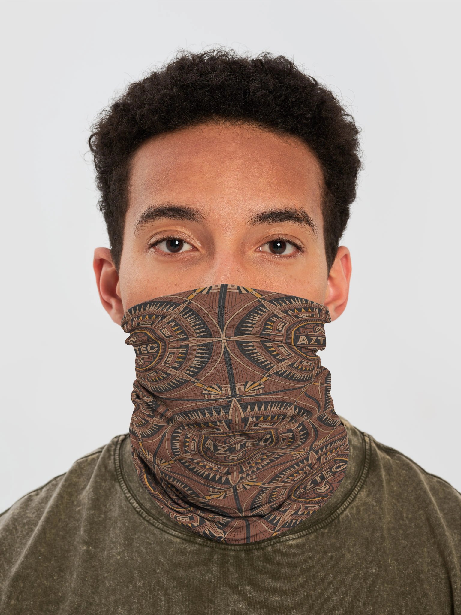 Aztec Nomadic Neck Gaiter - Ancient Geometry 01 product image (4)