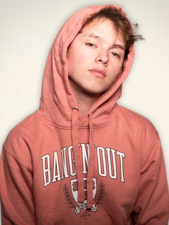 Banging Out - Hoodie, Dusty Rose product image (1)