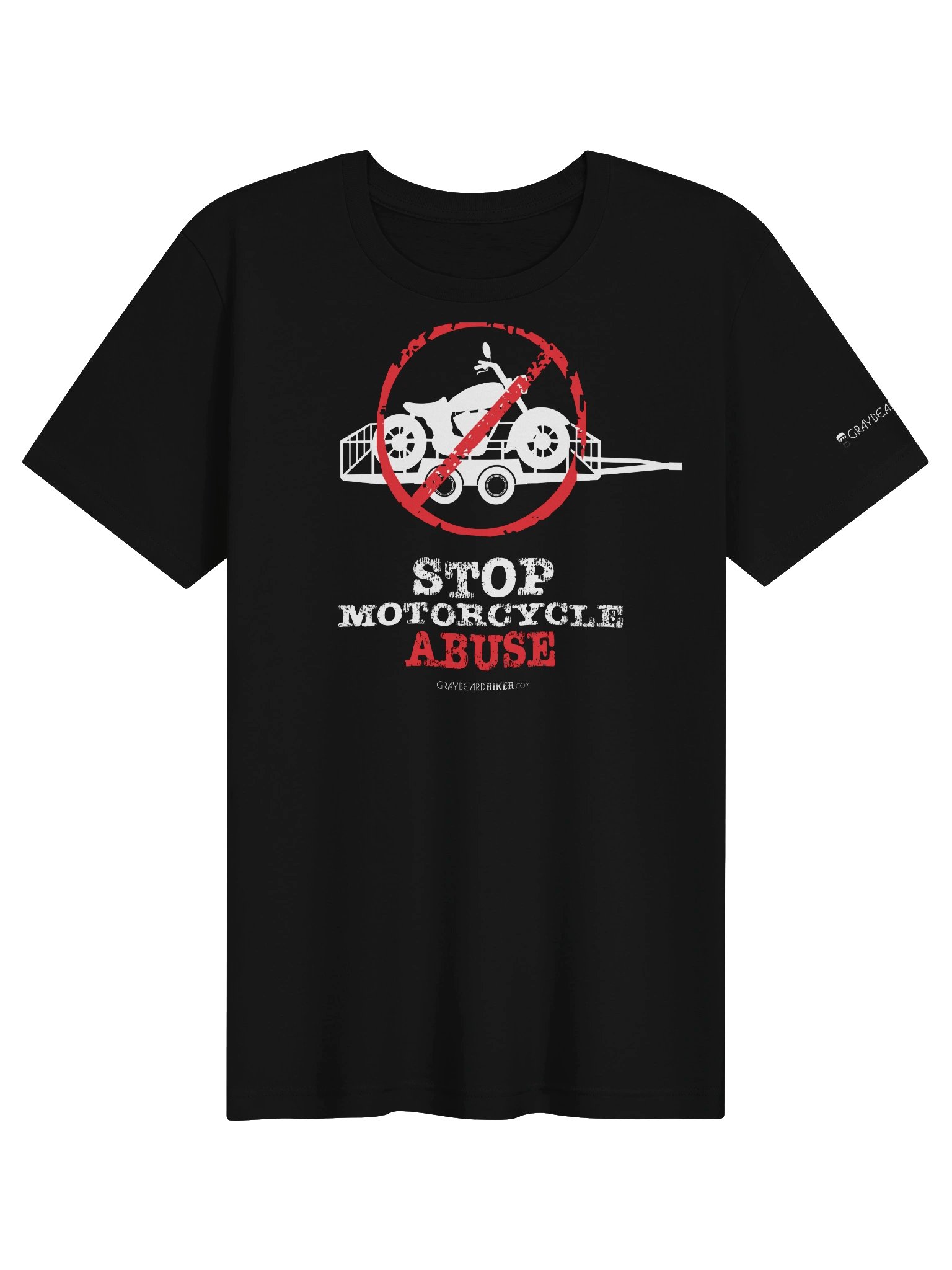 Stop Motorcycle Abuse Tee product image (2)