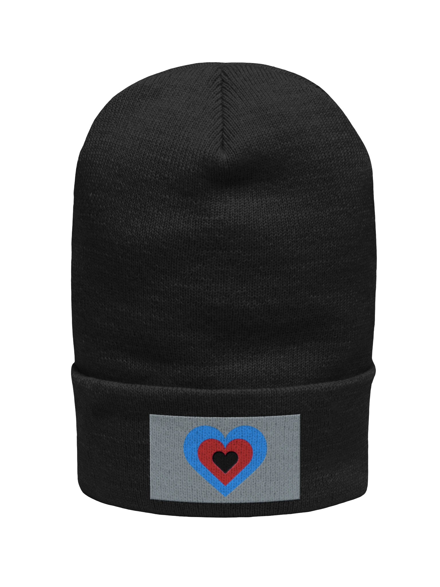 Concentric Hearts Cuffed Beanie product image (1)