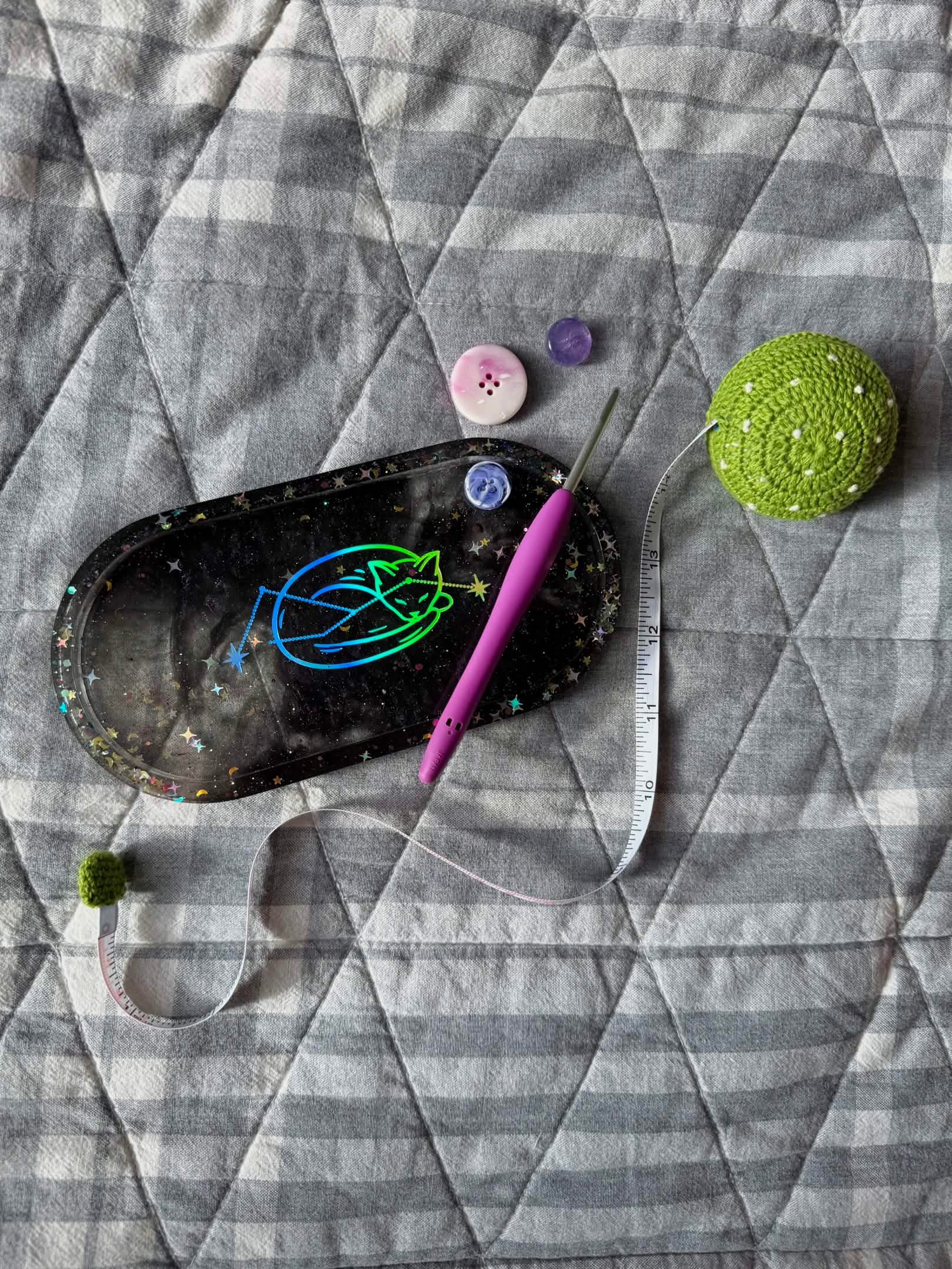 Galaxy Cat Pill Tray product image (1)