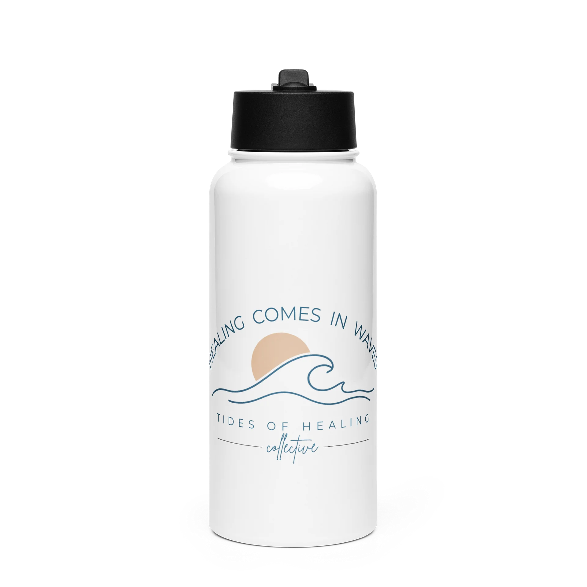 Healing Comes in Waves (Water Bottle) product image (1)