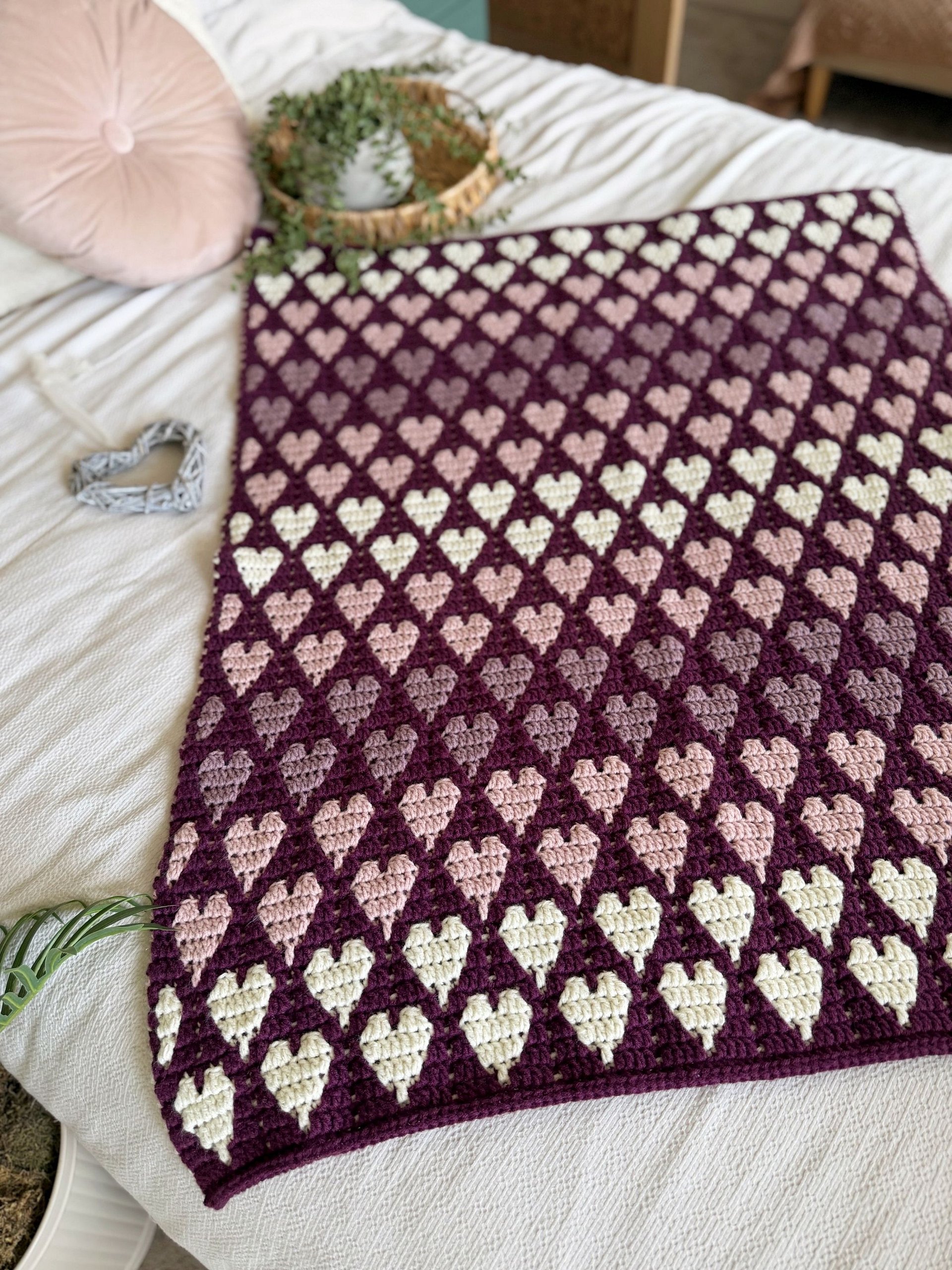 Happy Hearts Blanket Pattern product image (5)