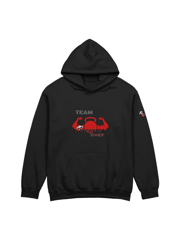 The New - Team Weight Room Chef Hoodie – “Never Give Up. Always Stay Strong.” product image (1)