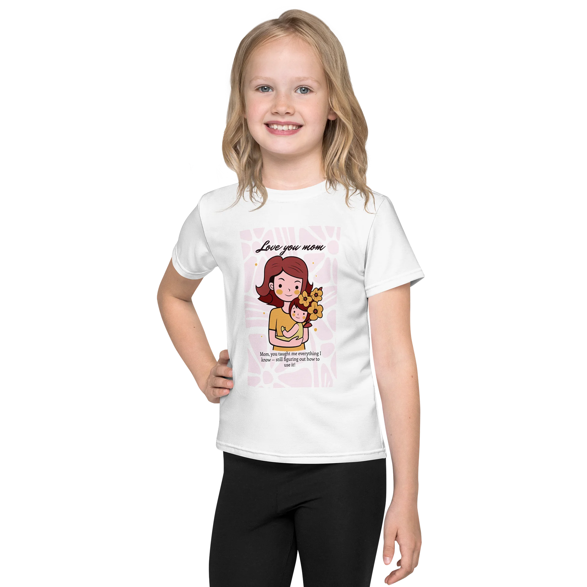 Love You Mom Vintage Style Tee product image (1)