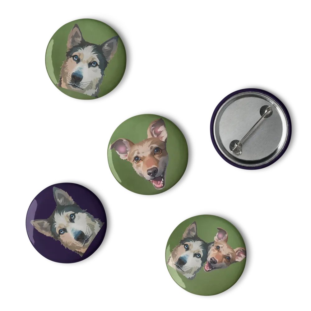 Luna and Mango Pin Set product image (2)