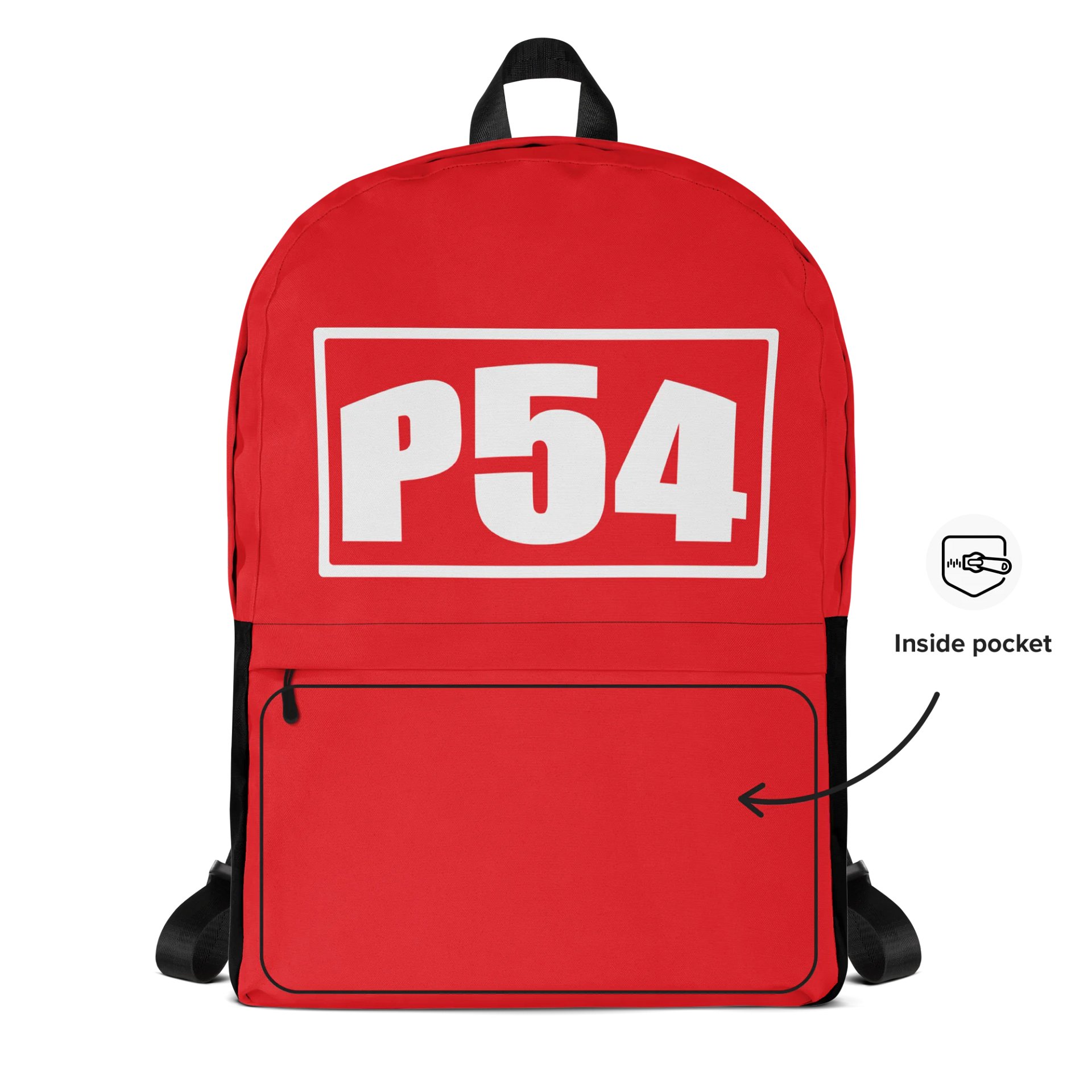 P54 Bold Letter Red Backpack product image (5)