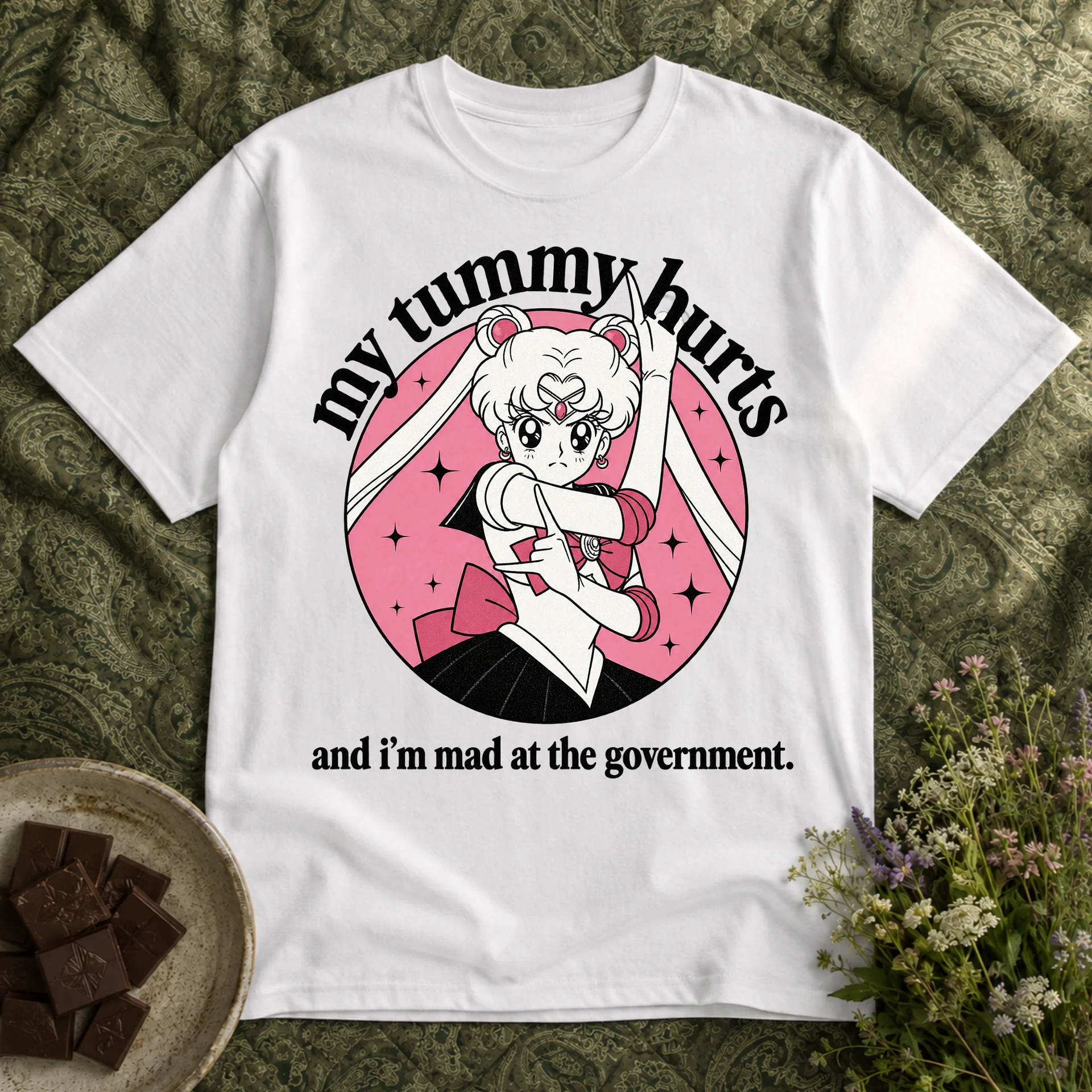 Cute tummy ache and madness incoming product image (1)