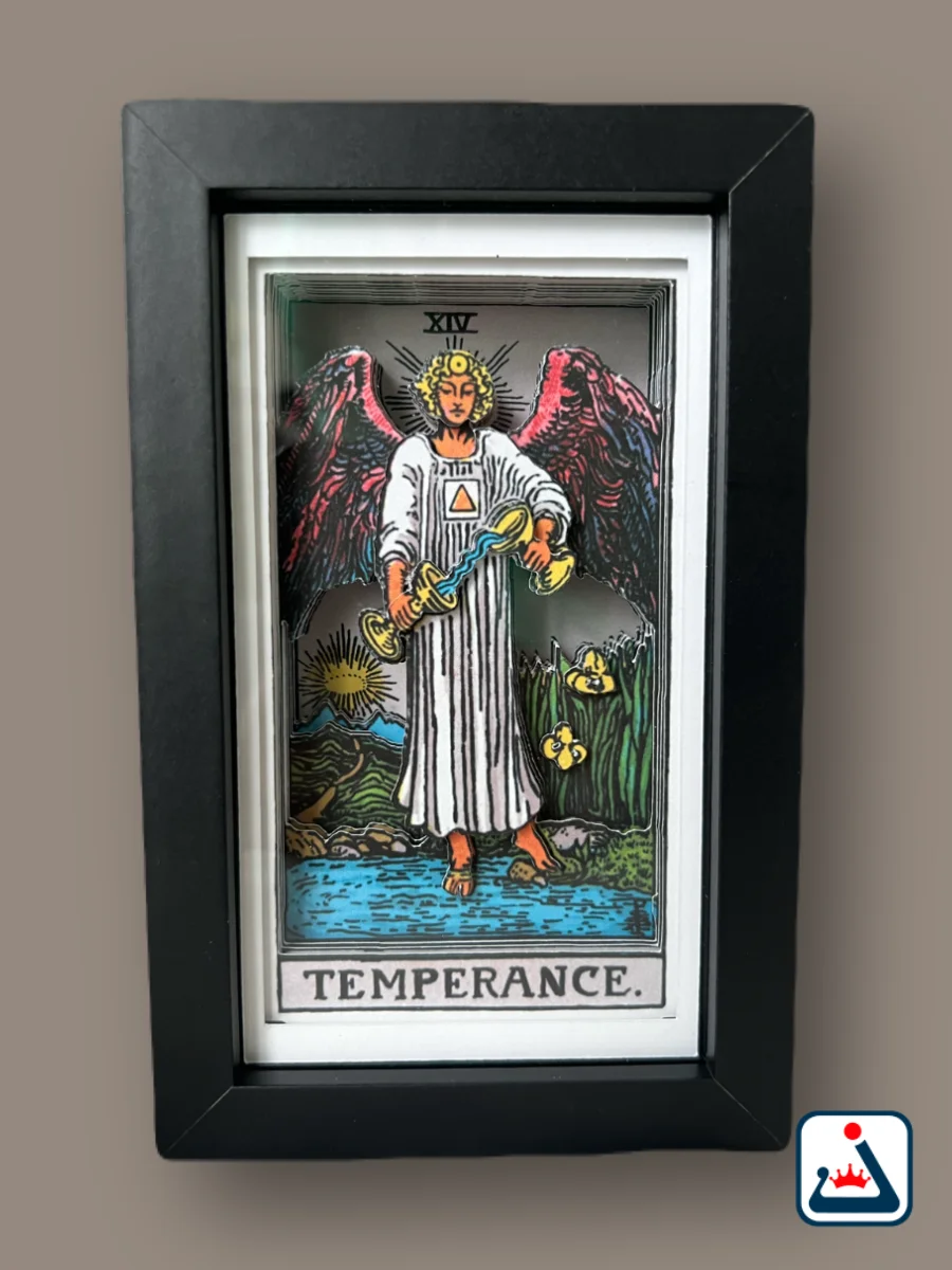 Temperance – 3D Tarot Shadow Box Art product image (5)