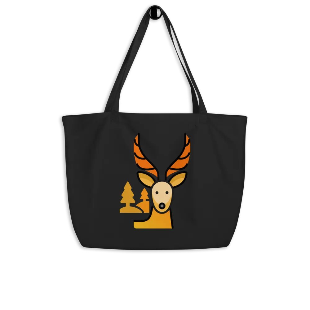 Vadideki Geyik Wilderness Stag Organic Tote product image (4)