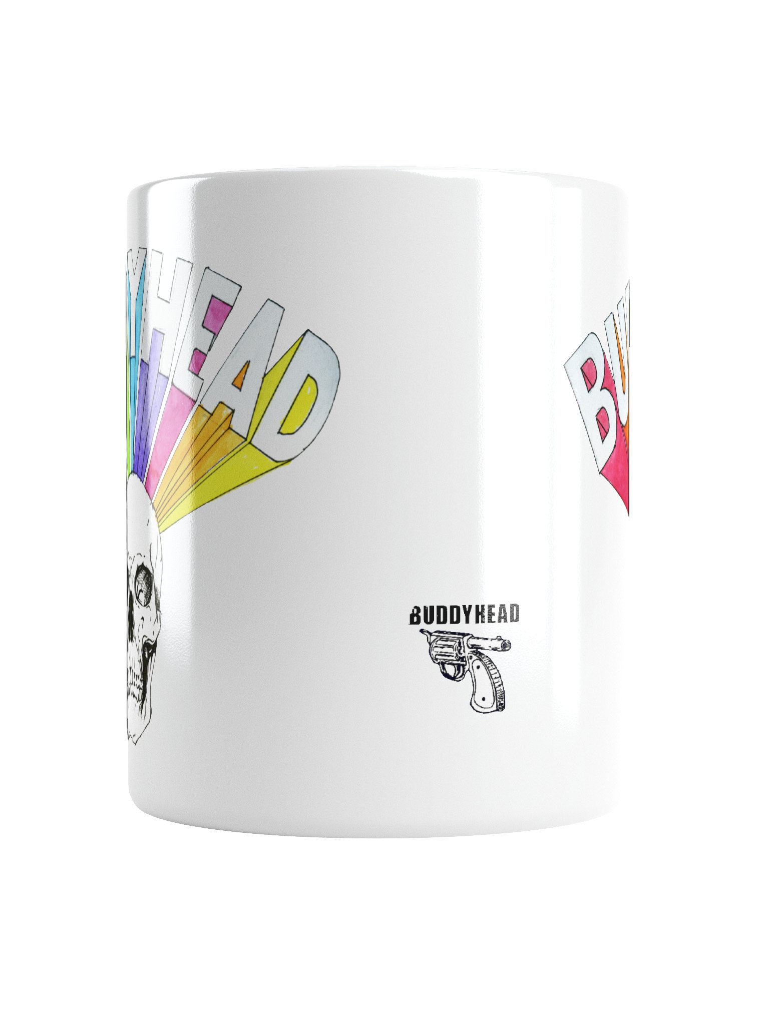 Rainbow Skull coffee mug product image (11)