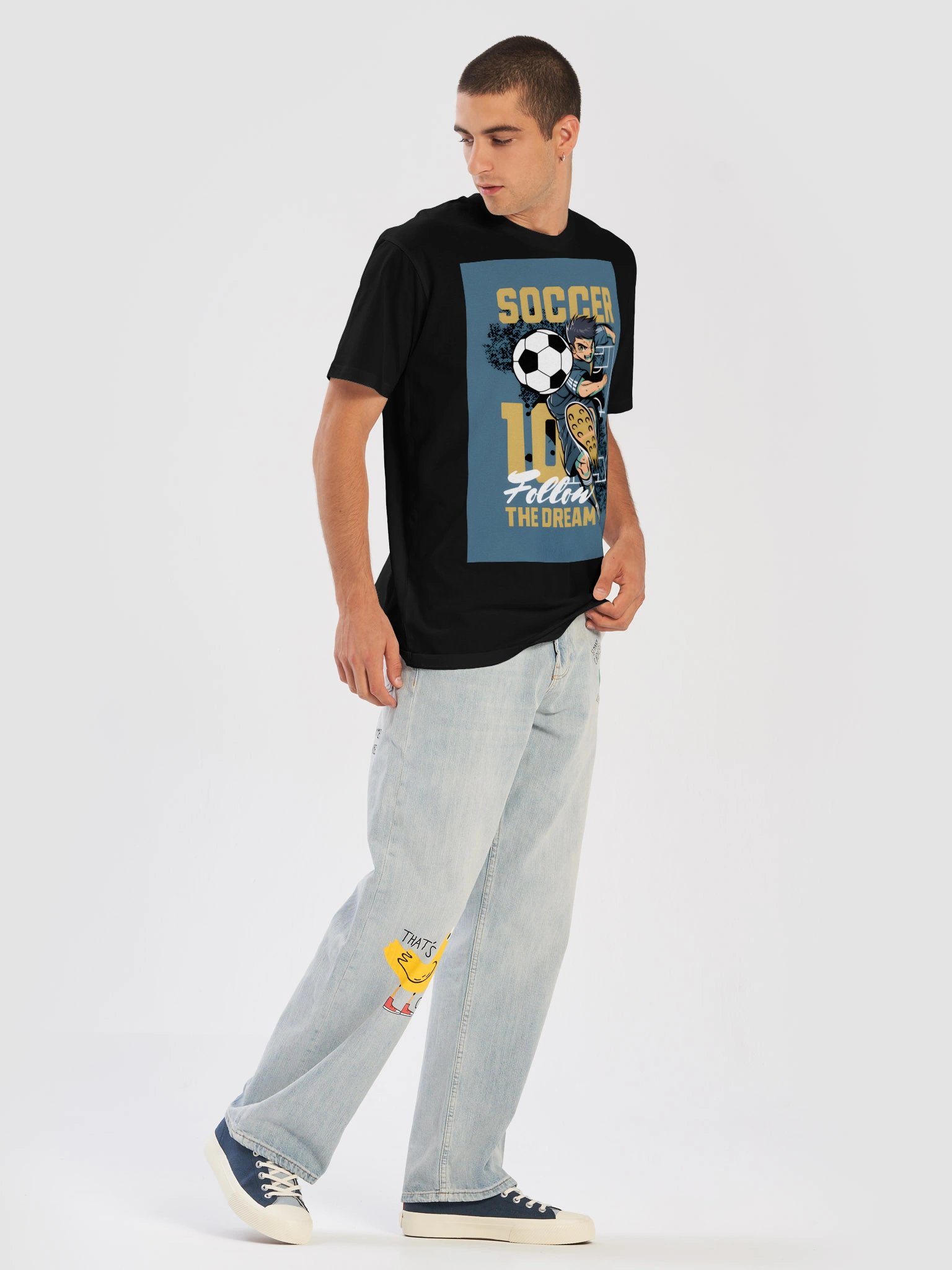 Soccer Dream Anime Poster Tee product image (45)