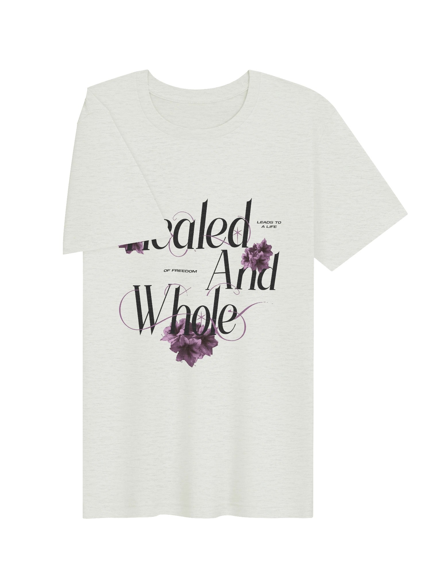 Logo shirt w/ flowers product image (3)