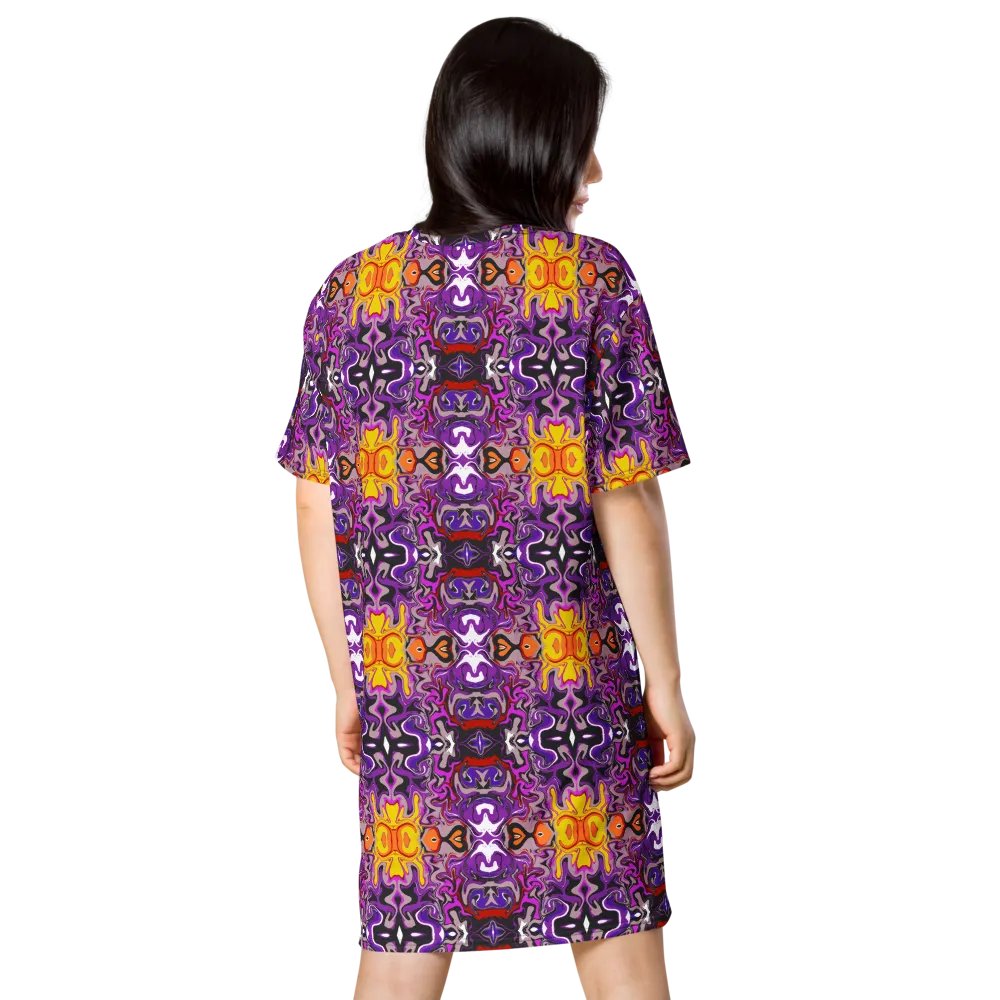 Purple African Inspired Pattern Dress product image (11)