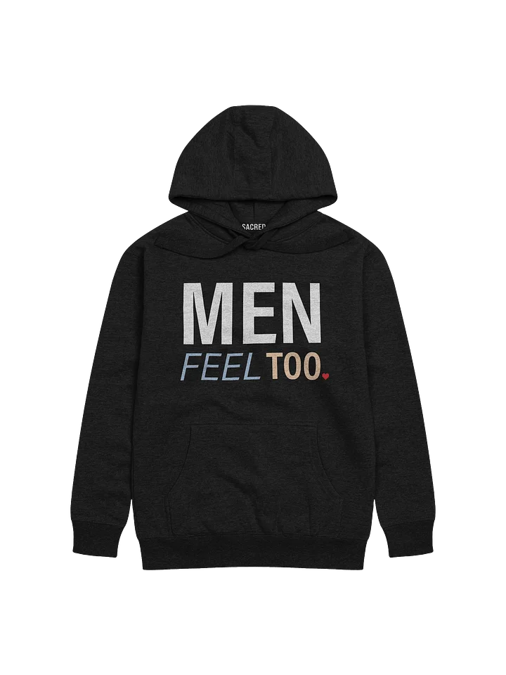 Men Feel Too Hoodie (Dark) product image (2)