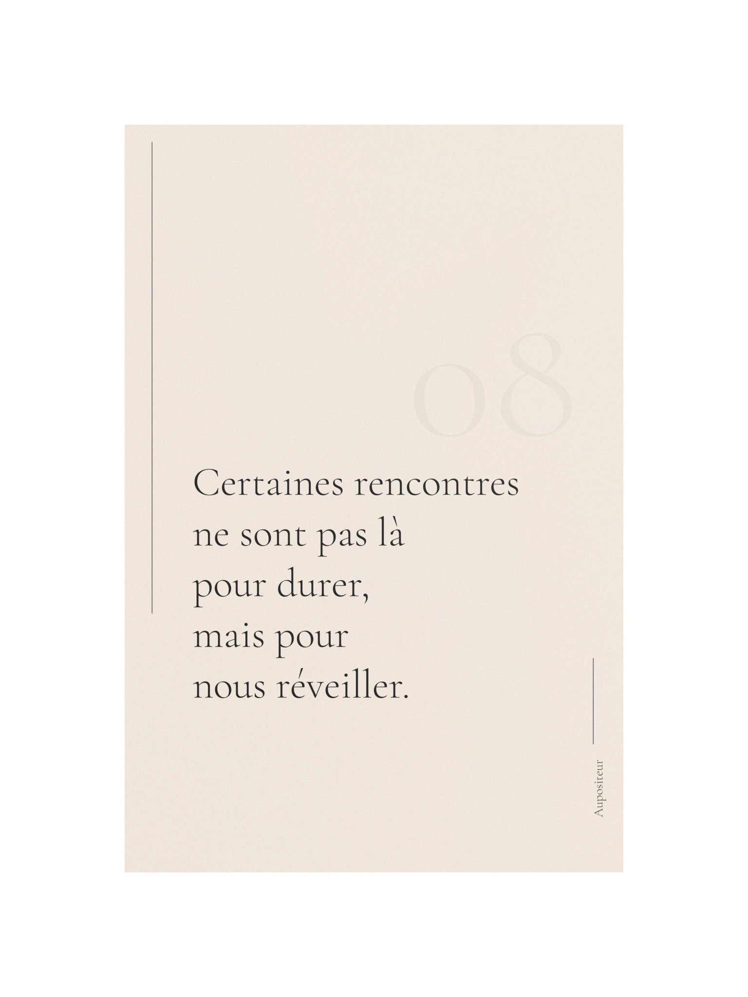 Certaines rencontres — Affiche product image (10)