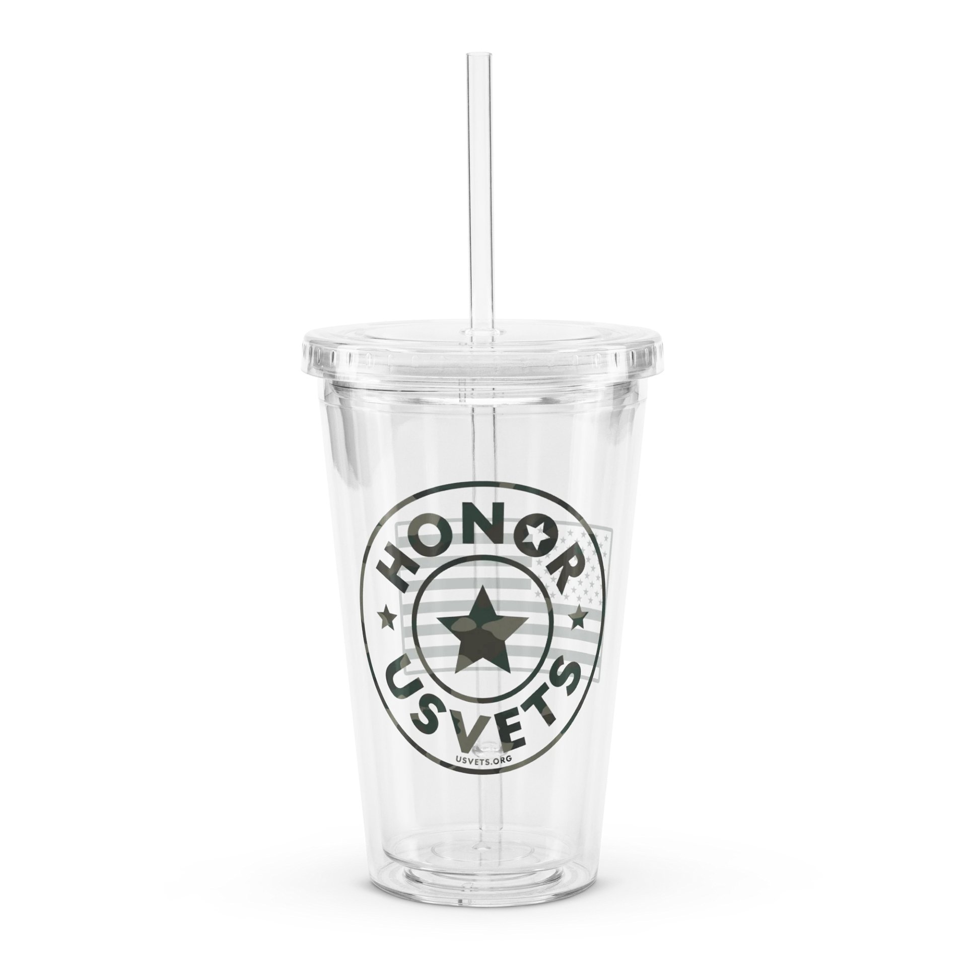 HONORUSVETS - STAR CLEAR TUMBLER product image (1)