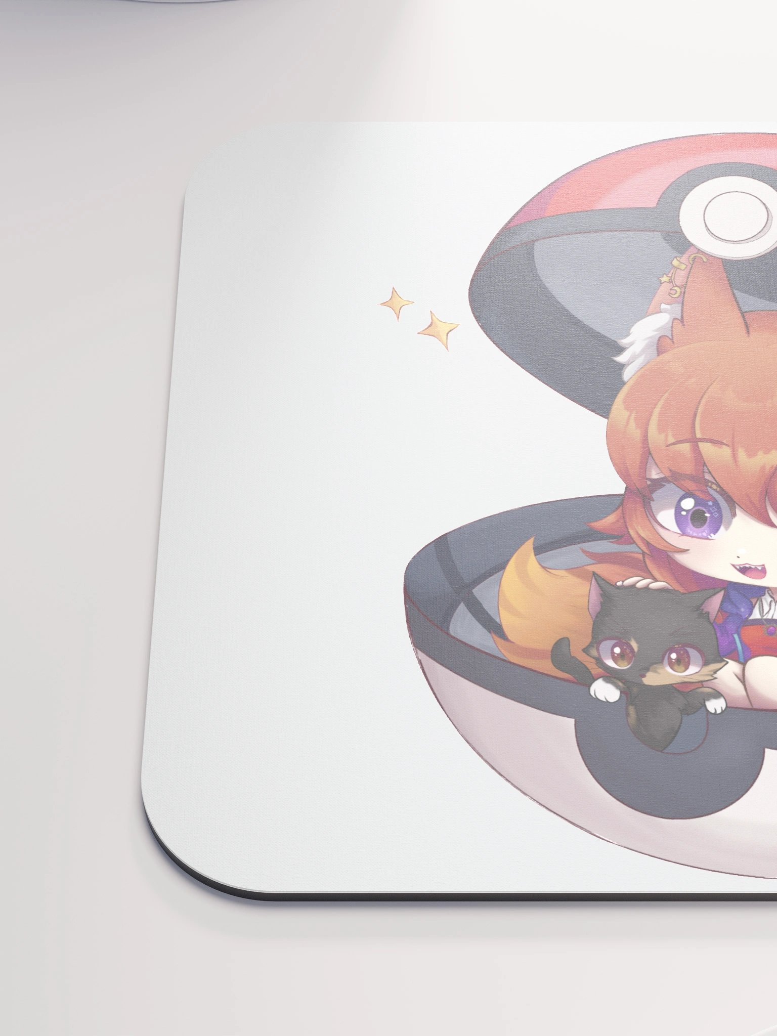 Whimsical Fox-Eared Mouse Pad product image (6)