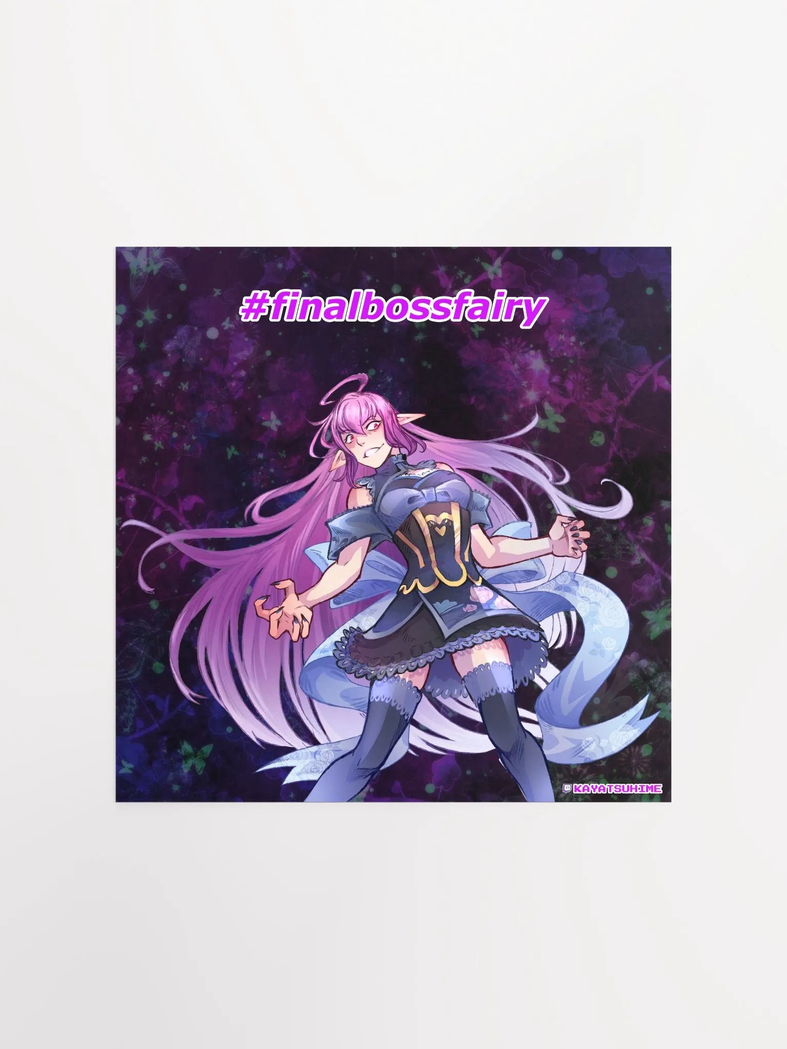 #finalbossfairy Square Poster product image (1)